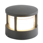 Round Outdoor LED Post Light, Double-Layer Acrylic Shade, IP65 — product view 16