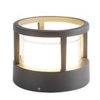 Round Outdoor LED Post Light, Double-Layer Acrylic Shade, IP65 — product view 17