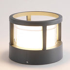 Round Outdoor LED Post Light, Double-Layer Acrylic Shade, IP65 — product view 14