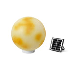 Moon Globe Outdoor Pillar Light, 8 or 12 Inch, Solar or Wired — product view 15