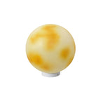 Moon Globe Outdoor Pillar Light, 8 or 12 Inch, Solar or Wired — product view 14
