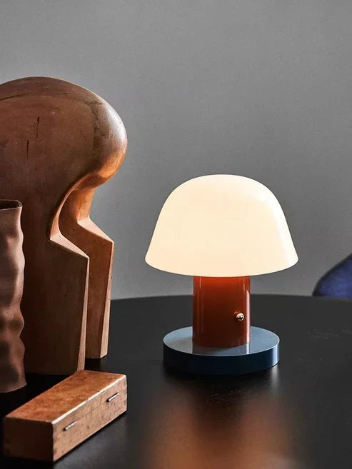 Rechargeable Mushroom Table Lamp, USB-C Dimmable LED Light - product view 9