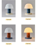 Rechargeable Mushroom Table Lamp, USB-C Dimmable LED Light - product view 11