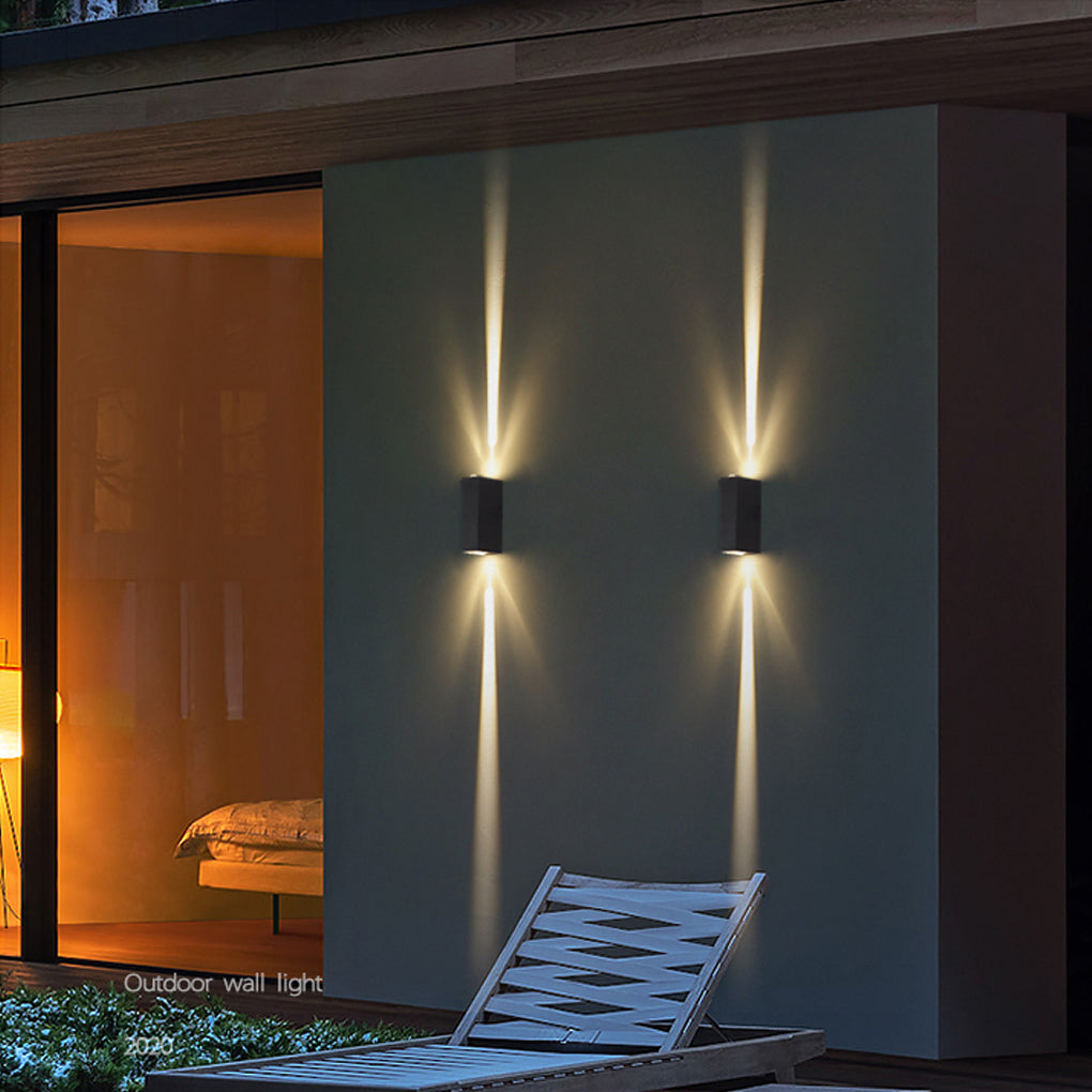 Narrow-Beam LED Outdoor Wall Sconce, 10W Up-and-Down Light — product view 5