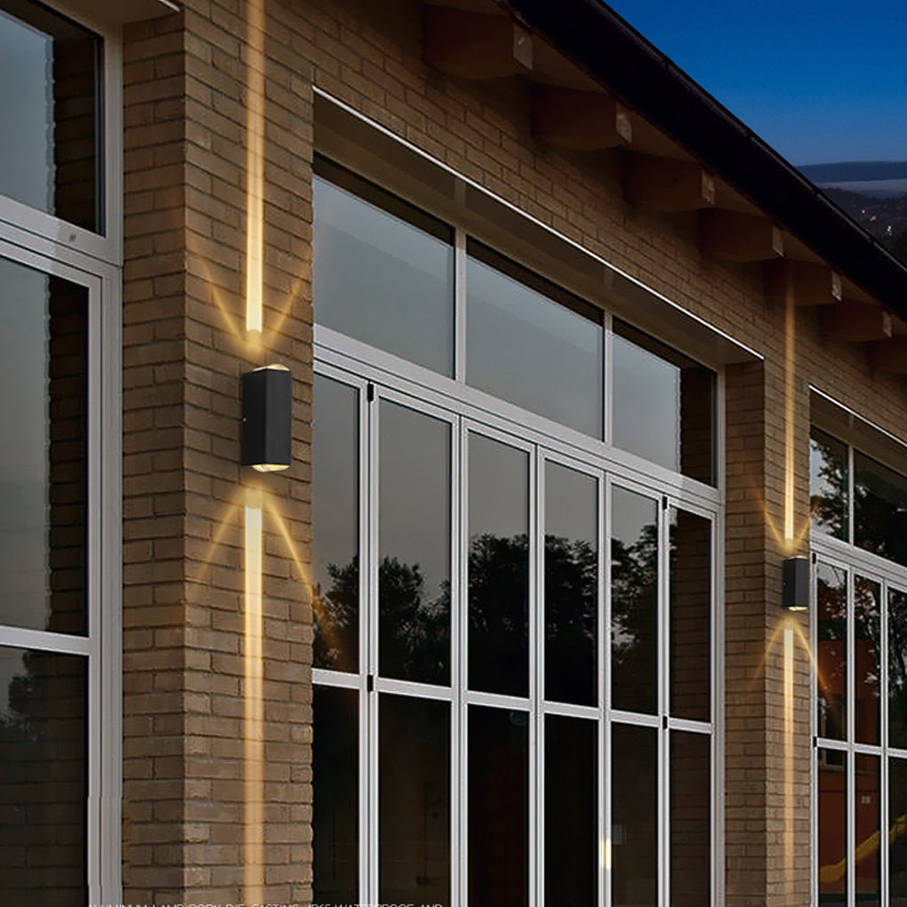 Narrow-Beam LED Outdoor Wall Sconce, 10W Up-and-Down Light — product view 8