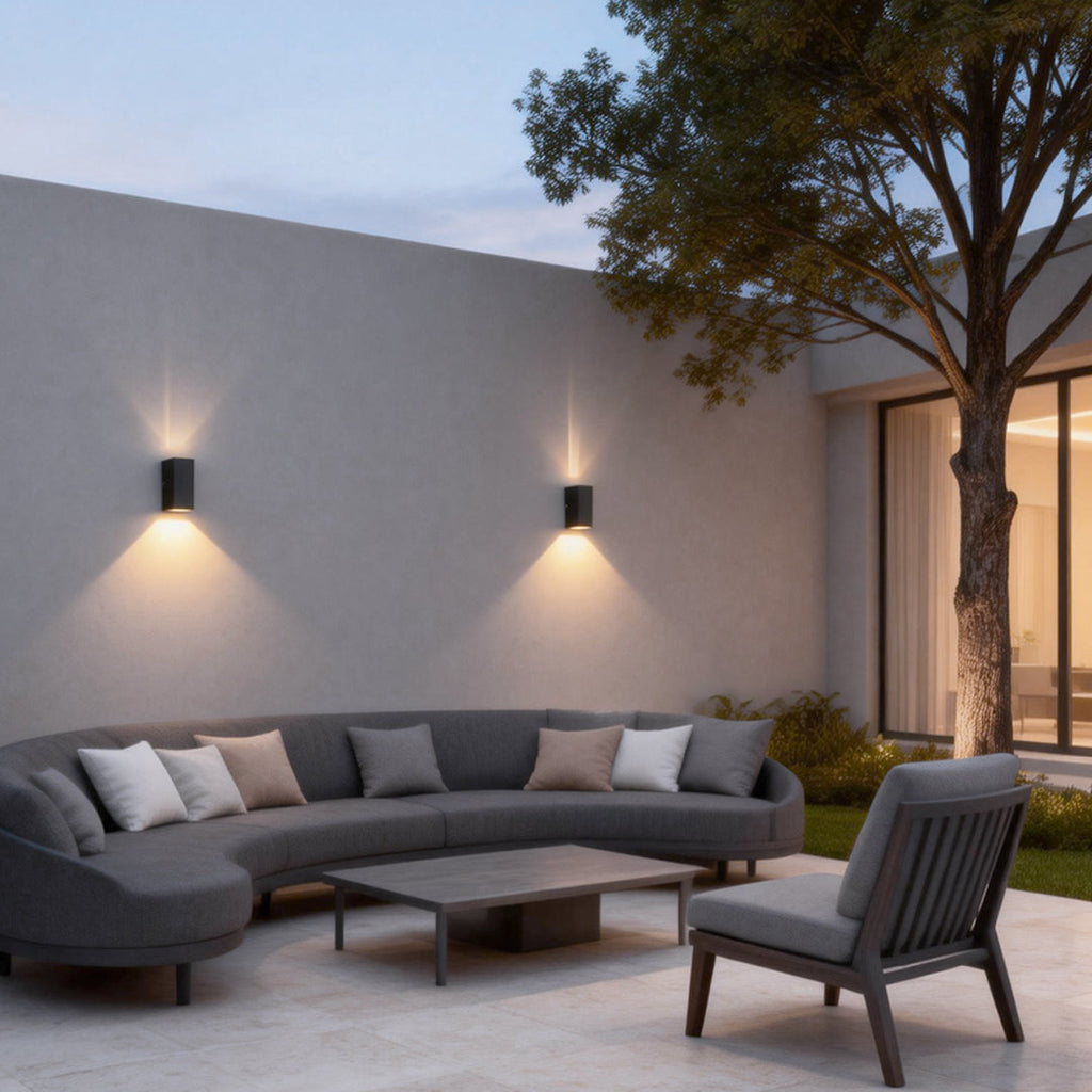 Narrow-Beam LED Outdoor Wall Sconce, 10W Up-and-Down Light — product view 2