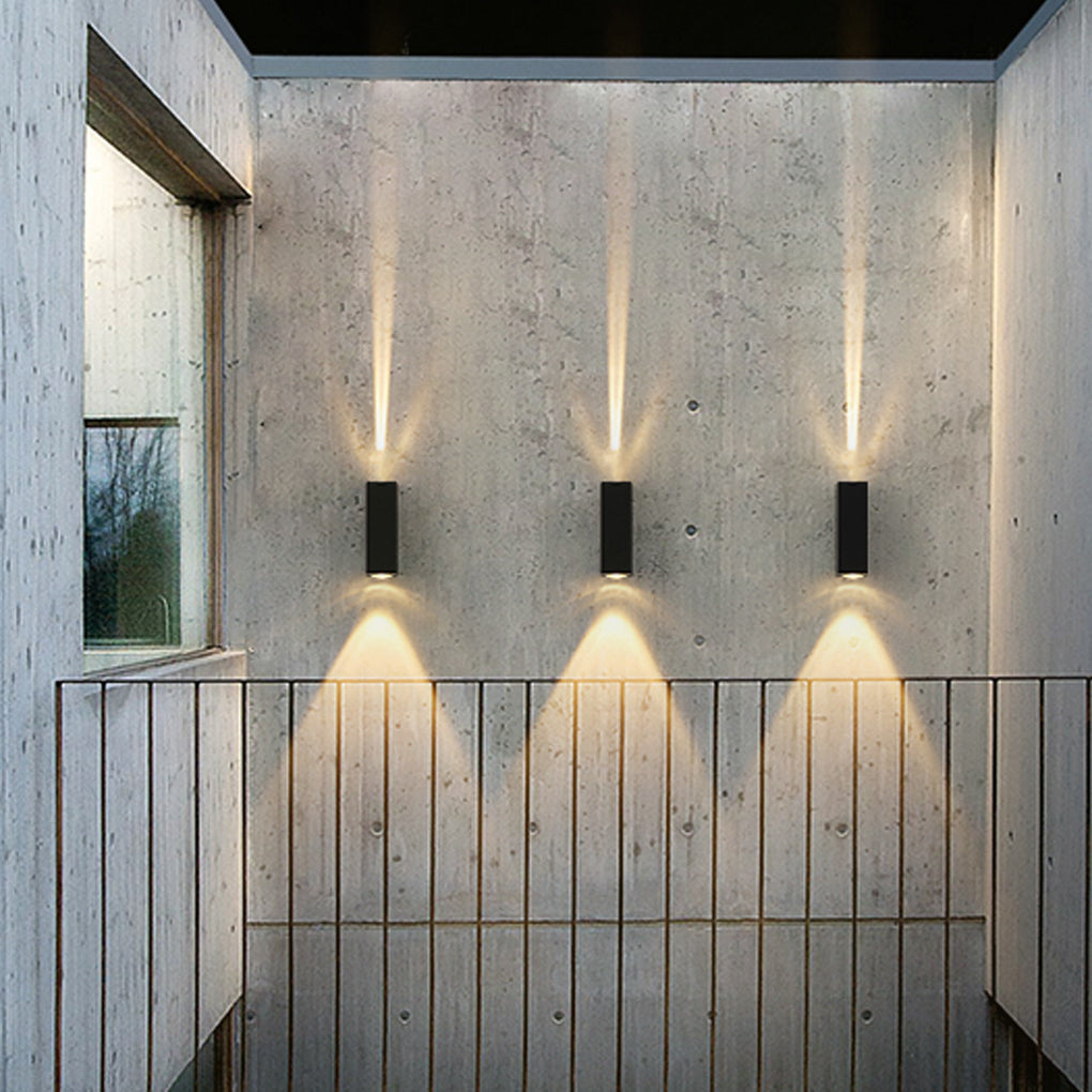 Narrow-Beam LED Outdoor Wall Sconce, 10W Up-and-Down Light — product view 7