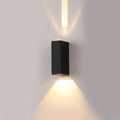 Narrow-Beam LED Outdoor Wall Sconce, 10W Up-and-Down Light — Asymmetrical