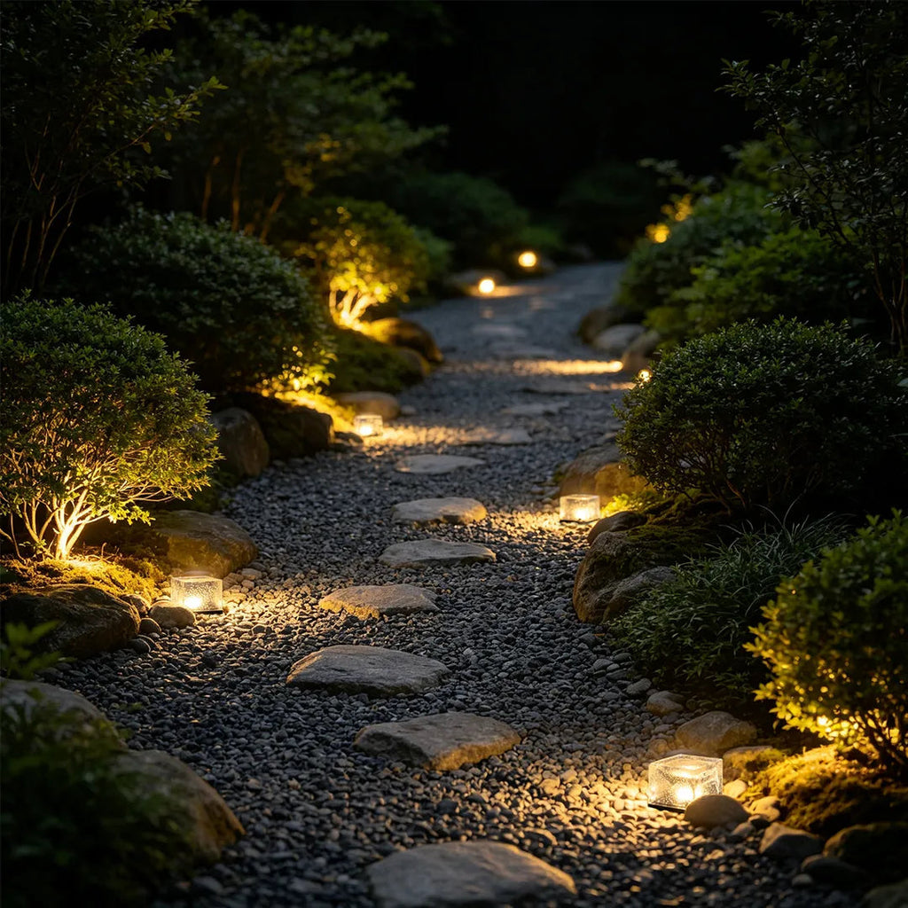 Solar Ice Cube Step Lights, IP65 LED Garden and Path Lighting — product view 5