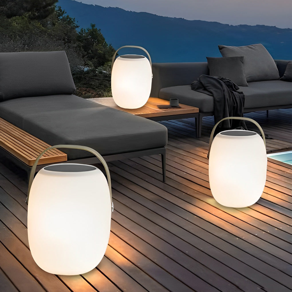 Portable Solar LED Lantern, Warm White Outdoor Light, IP65 — product view 10