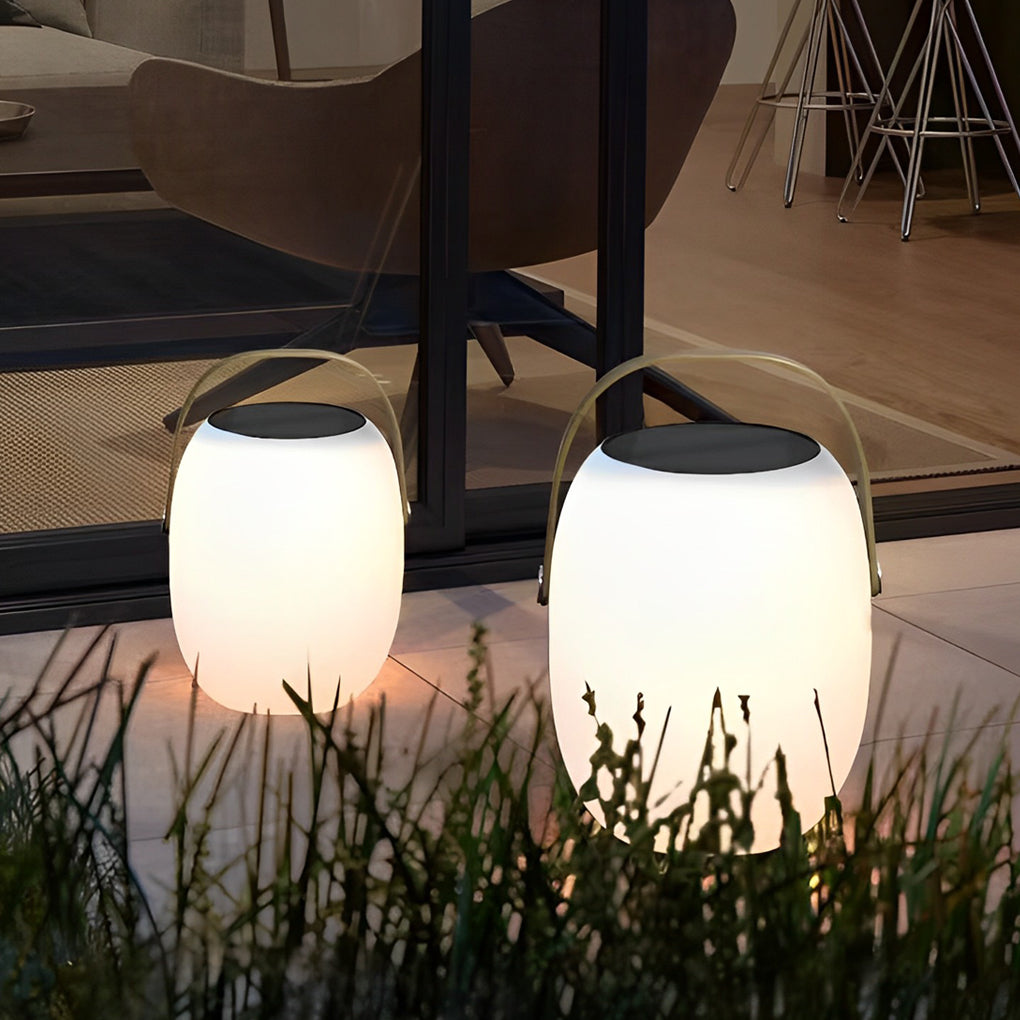 Portable Solar LED Lantern, Warm White Outdoor Light, IP65 — product view 8
