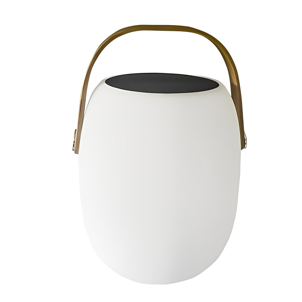 Portable Solar LED Lantern, Warm White Outdoor Light, IP65 — 7.1''x10.6''; 8.3''x12.2''