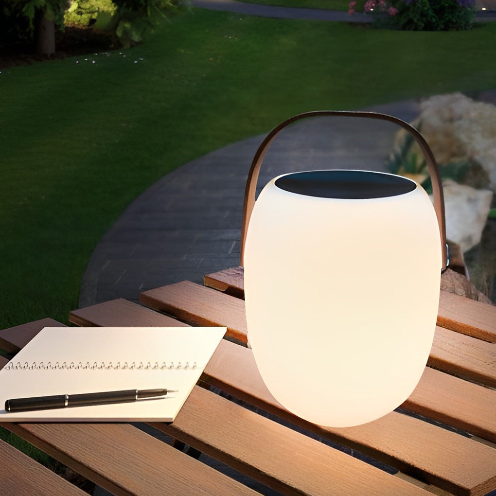 Portable Solar LED Lantern, Warm White Outdoor Light, IP65 — product view 5