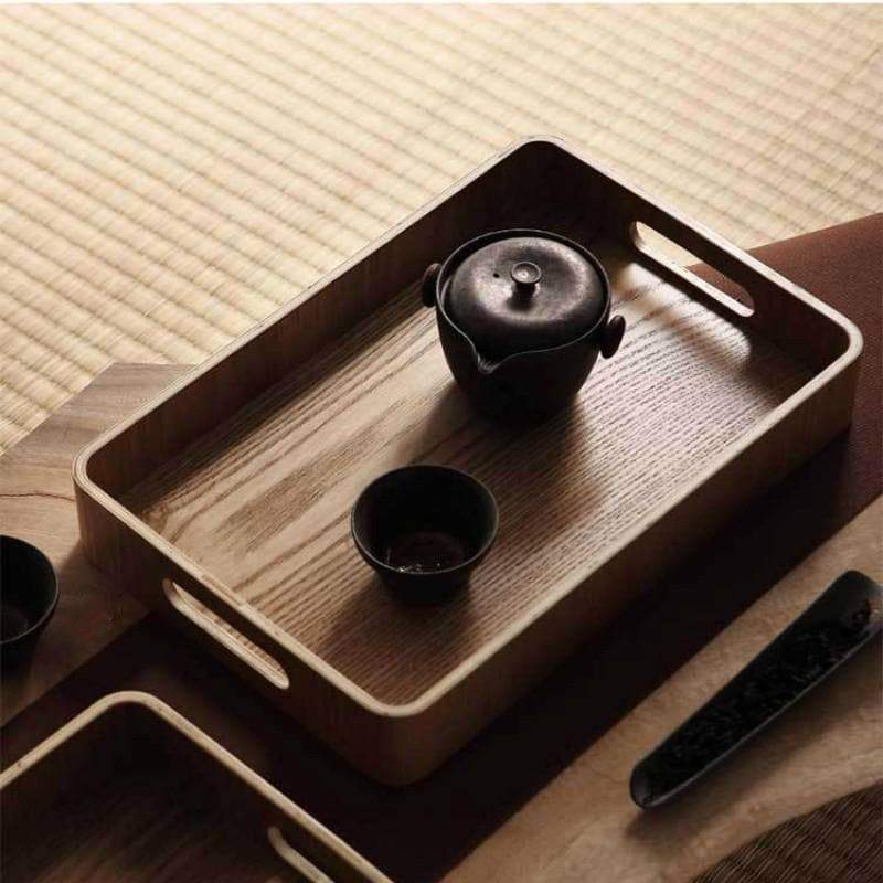 SacredHut | Slim, round serving trays made of wood