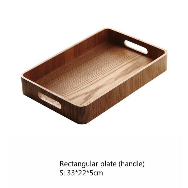 SacredHut | Slim, round serving trays made of wood