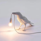 Raven Bird Lamp, Gothic Resin Accent Light with US Plug - product view 9