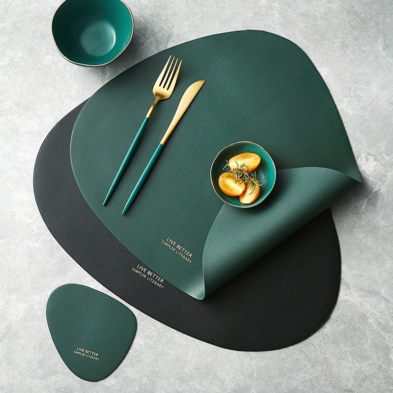 SacredHut | 4 Colors Triangle Placemat Set