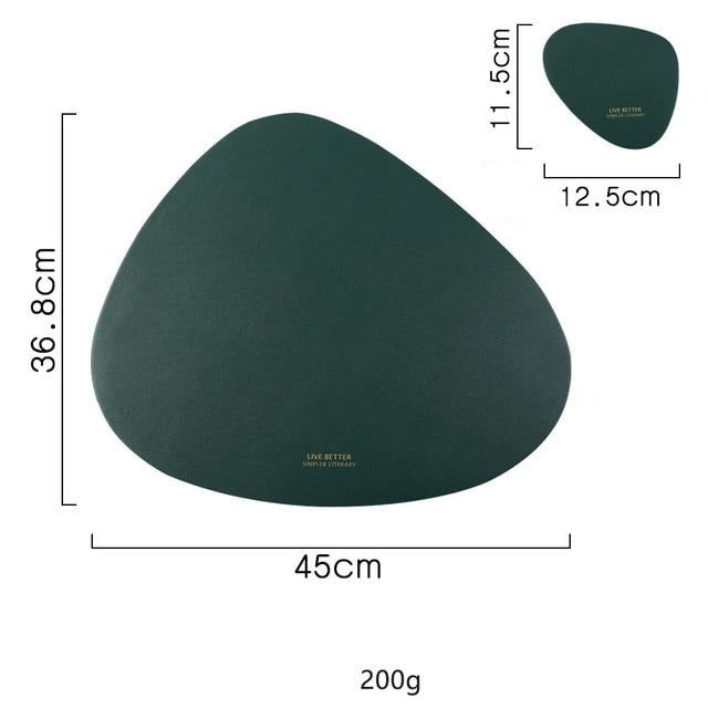 SacredHut | 4 Colors Triangle Placemat Set