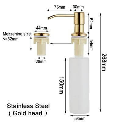SacredHut | Sink-mounted Soap Dispenser