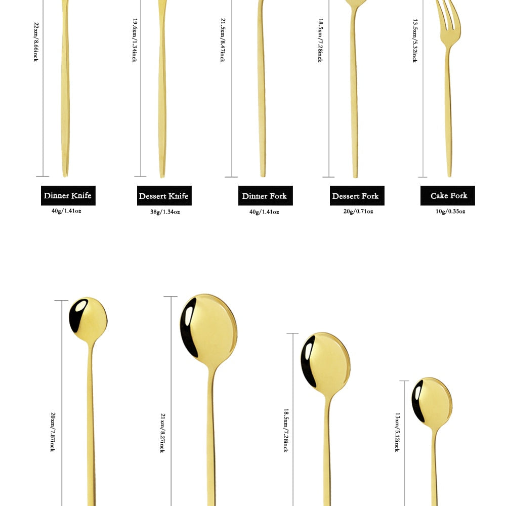 SacredHut | 24-piece cutlery set