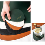 SacredHut | 4 Colors Triangle Placemat Set