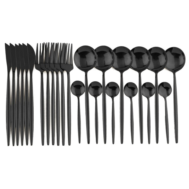 SacredHut | 24-piece cutlery set