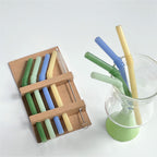 SacredHut | Glass straw - Set of 4