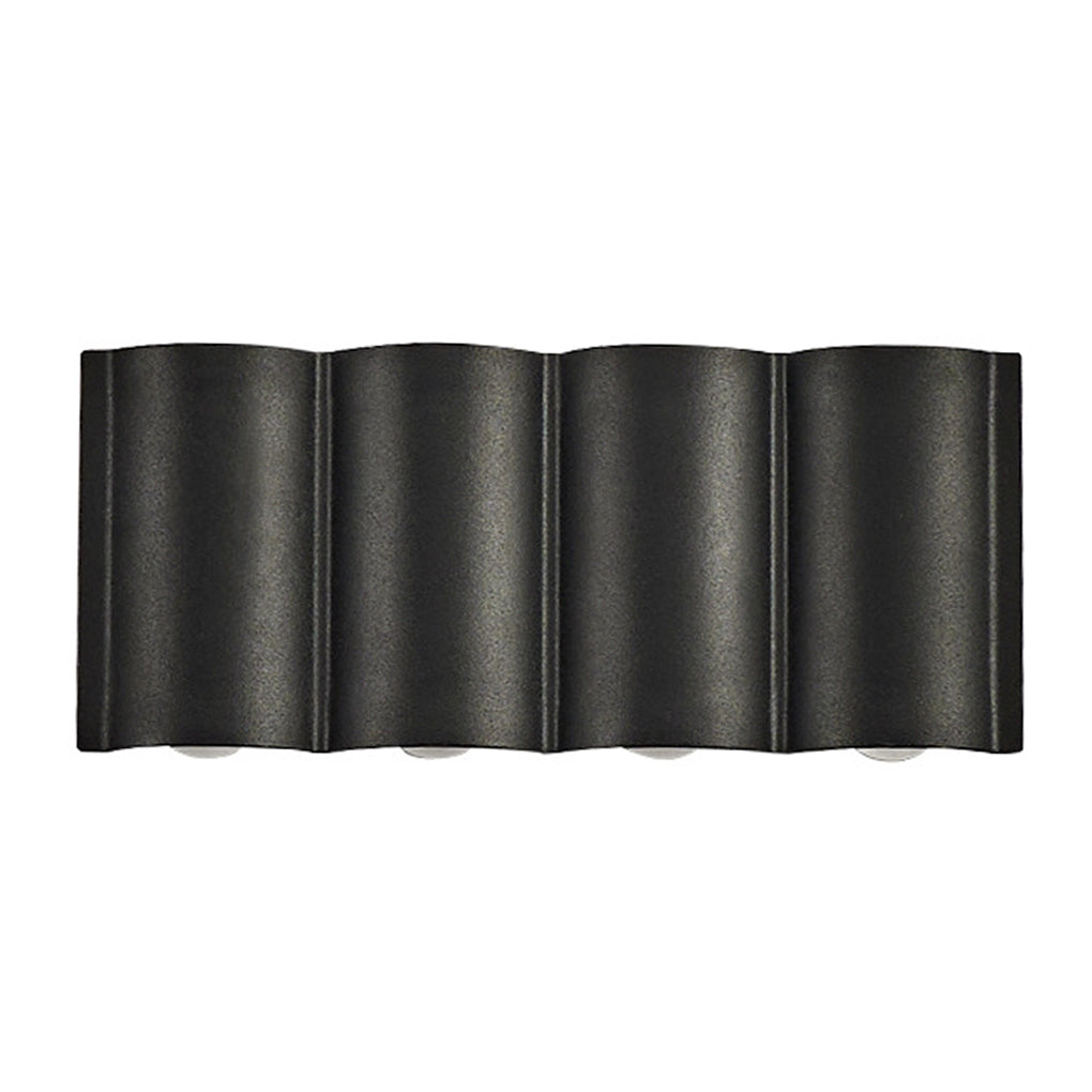 Wave LED Outdoor Wall Light, Up-and-Down Lighting, IP65 — product view 16