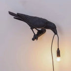 Raven Bird Lamp, Gothic Resin Accent Light with US Plug - product view 7