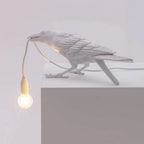 Raven Bird Lamp, Gothic Resin Accent Light with US Plug - product view 12
