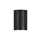 Wave LED Outdoor Wall Light, Up-and-Down Lighting, IP65 — 2-Light, White
