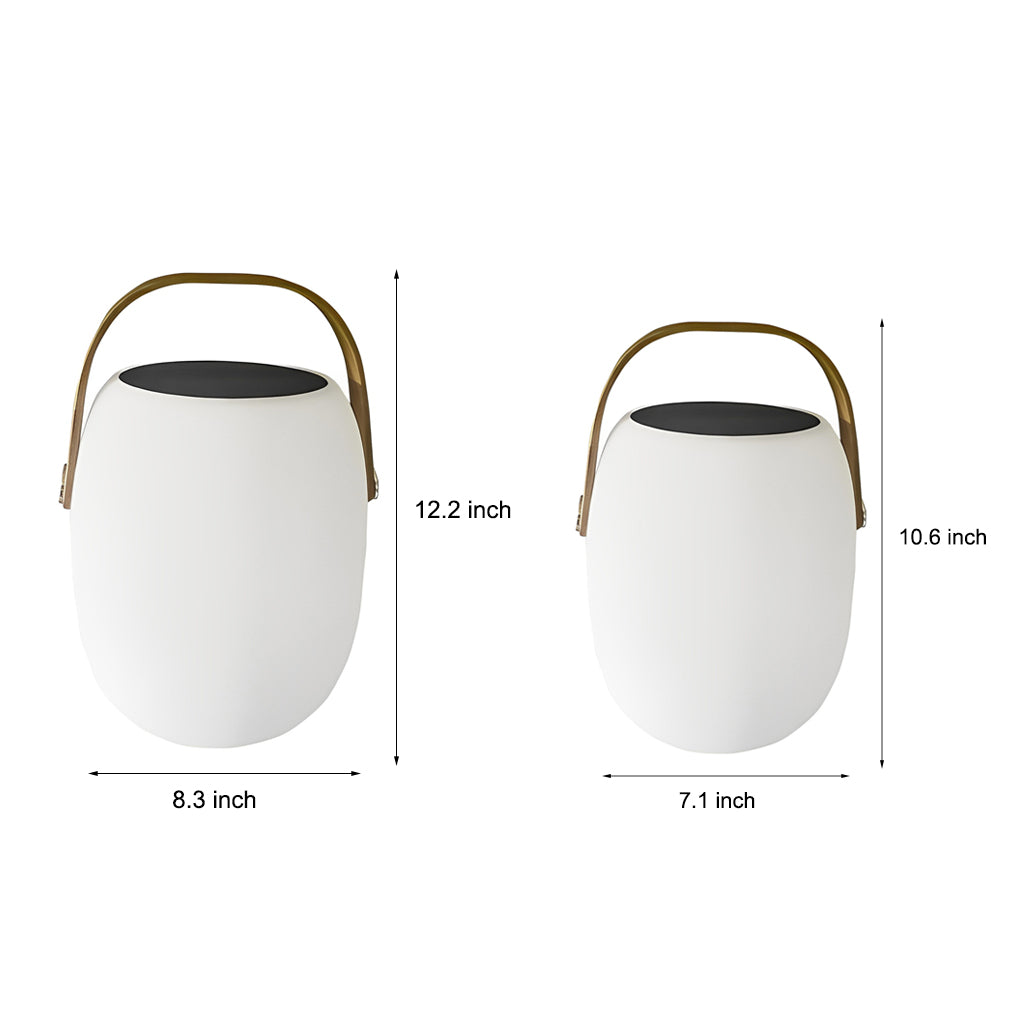 Portable Solar LED Lantern, Warm White Outdoor Light, IP65 — product view 13