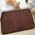 Soft Microfiber Bath Mat with Non-Slip Backing, 2 Sizes - product view 1