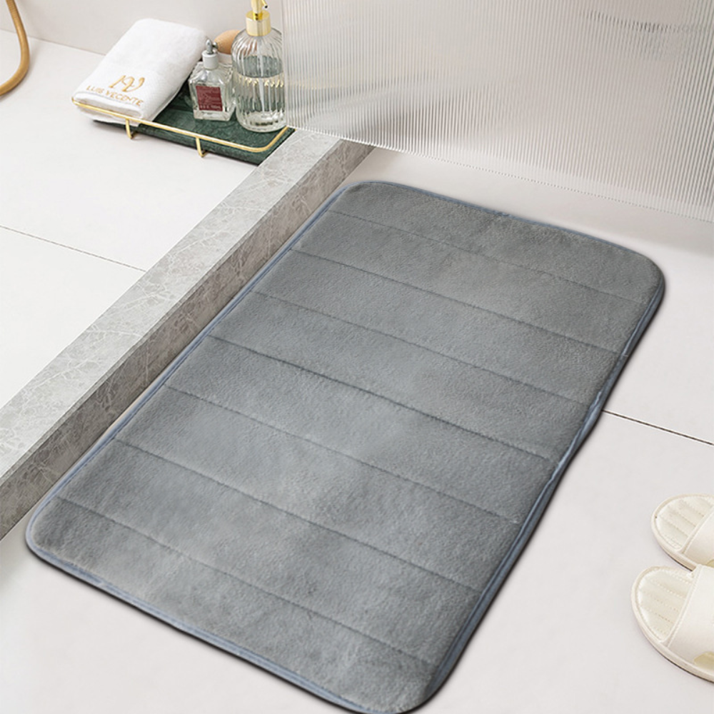 Soft Microfiber Bath Mat with Non-Slip Backing, 2 Sizes - product view 4