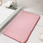 Soft Microfiber Bath Mat with Non-Slip Backing, 2 Sizes - product view 2
