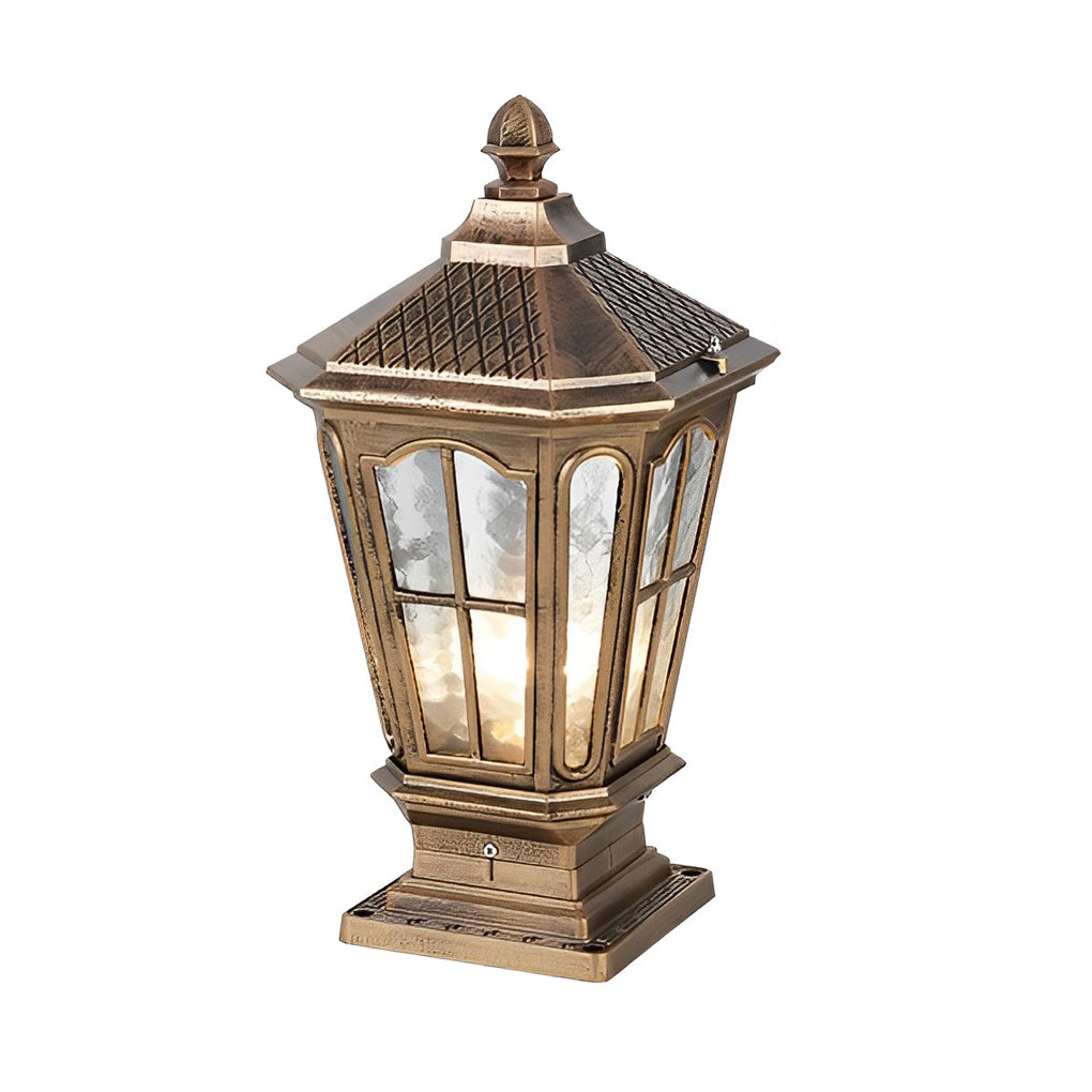 Pavilion Outdoor Pillar Lantern, Solar or Hardwired, IP65 — product view 15