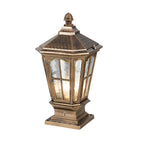 Pavilion Outdoor Pillar Lantern, Solar or Hardwired, IP65 — product view 15