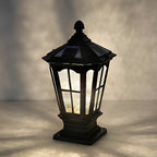 Pavilion Outdoor Pillar Lantern, Solar or Hardwired, IP65 — product view 8