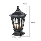 Pavilion Outdoor Pillar Lantern, Solar or Hardwired, IP65 — product view 16