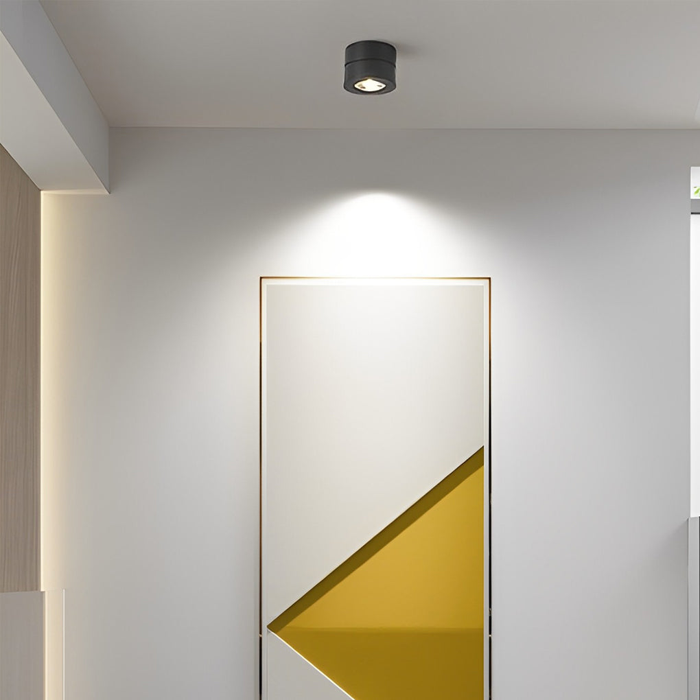 Adjustable LED Surface-Mount Spotlight, 7W Rotating Ceiling Light — product view 6