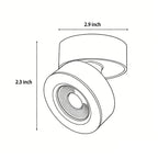 Adjustable LED Surface-Mount Spotlight, 7W Rotating Ceiling Light — product view 14