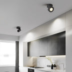 Adjustable LED Surface-Mount Spotlight, 7W Rotating Ceiling Light — product view 4