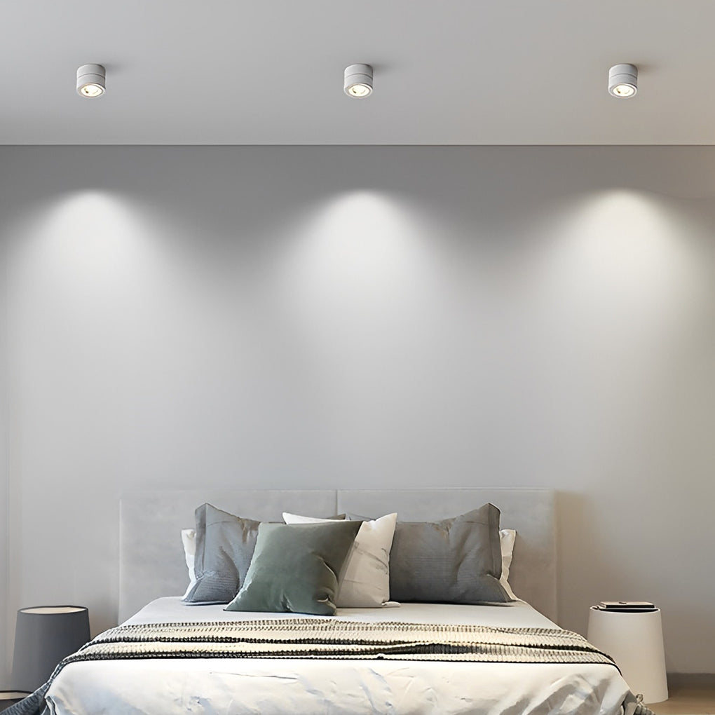 Adjustable LED Surface-Mount Spotlight, 7W Rotating Ceiling Light — product view 3