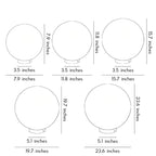 Moon Globe Outdoor Pillar Light, 8 or 12 Inch, Solar or Wired — product view 16