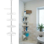 Telescopic Corner Shower Caddy with 4 Adjustable Shelves - product view 1