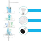Telescopic Corner Shower Caddy with 4 Adjustable Shelves - product view 2