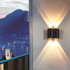 Wave LED Outdoor Wall Light, Up-and-Down Lighting, IP65 — product view 5