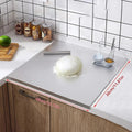 SacredHut | High-quality cutting board made of stainless steel with edge – ideal for homemade pizza, pastries, and more!