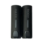 Wall-Mounted Shower Soap Dispenser, 1–3 Chambers - Black, 2