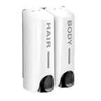 Wall-Mounted Shower Soap Dispenser, 1–3 Chambers - White, 2